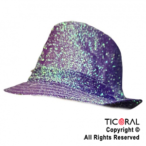 SOMBRERO TANGUERO FUNYI GLITTER LILA X  1